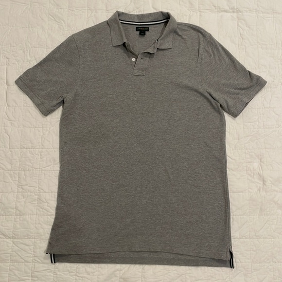 J. Crew Other - J. Crew Gray Polo Shirt (LT)